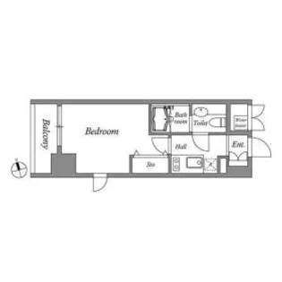 HF東新宿レジデンス【4階】の間取り