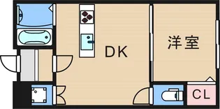 セントフェリオ住之江【1階】の間取り