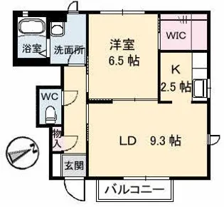 アージェ【1階】の間取り