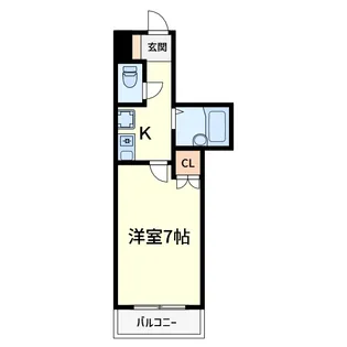 ビアンヌール川西【3階】の間取り