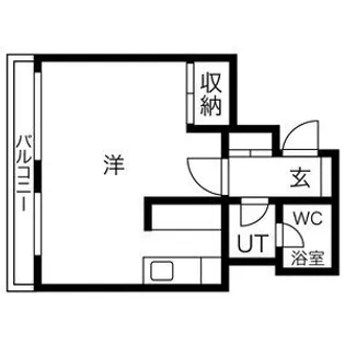 ウエスト・ナガハシ【5階】の間取り