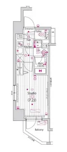 ガーラ・グランディ横濱関内【6階】の間取り