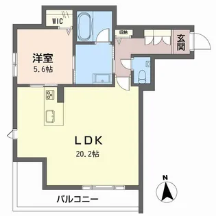 シャーメゾン アリシア【2階】の間取り