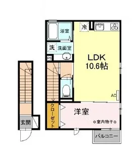 エスポワール住吉の間取り