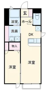 メトロプラザA【1階】の間取り