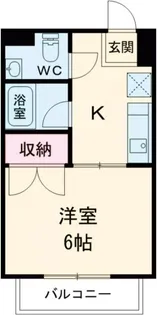 カーサデフローラII【2階】の間取り