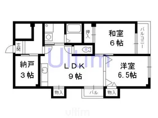 エスポワール桃栄【1階】の間取り