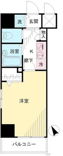 トーシンフェニックス笹塚駅前弐番館【6階】の間取り