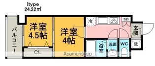 No.88 MARINAGATE SUNS【3階】の間取り