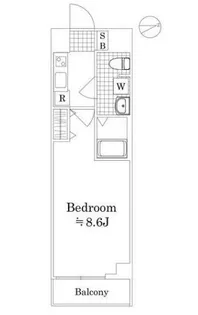 GENOVIA中野島【2階】の間取り
