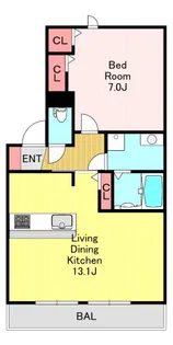 Sanctuary WARABI【1階】の間取り