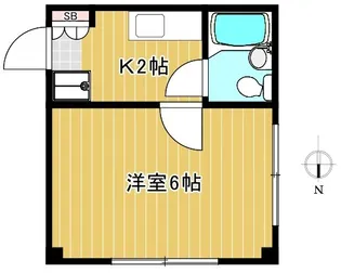 グリスゴット【2階】の間取り