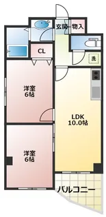 シャルマン柳ビル【7階】の間取り