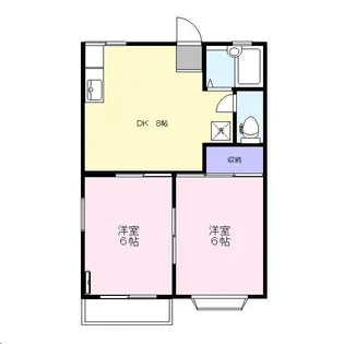 ハイツフェルテ【2階】の間取り