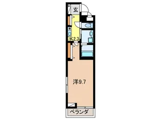 ヒカルサ堺市文珠橋通りI【3階】の間取り
