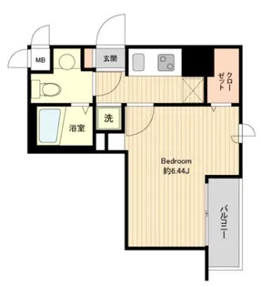 プライムアーバン板橋区役所前【6階】の間取り