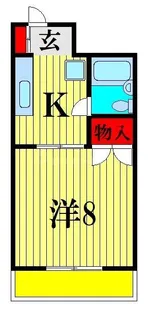 山本ビル【3階】の間取り