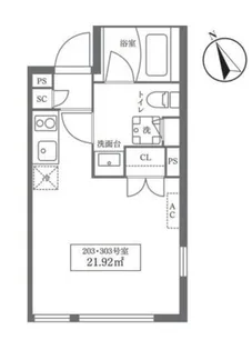 EDIT戸越公園【3階】の間取り