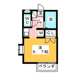 メゾンド喜多山【1階】の間取り