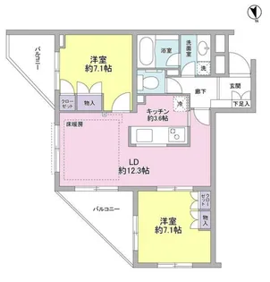 TheCenturyMiyazakidai【1階】の間取り