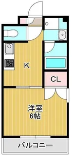 メゾンベルエア【2階】の間取り