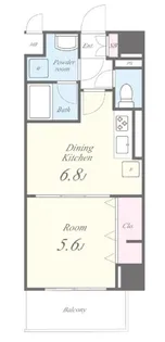 OoyaHarukas【4階】の間取り