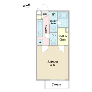 エーデル【1階】の間取り