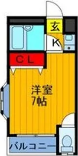 プレヂデントマンションIII【1階】の間取り