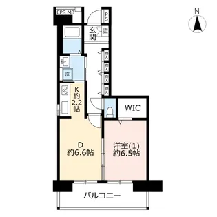 URフレール西新井中央公園【7階】の間取り
