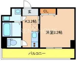 ルミエール八尾駅前【5階】の間取り
