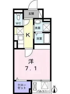 ライジング練馬【1階】の間取り