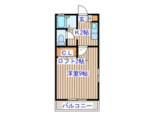 NOBLE1217【1階】の間取り