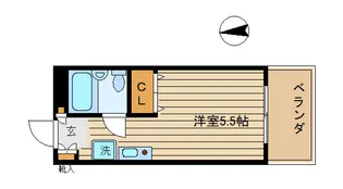エスタ梅ヶ丘【2階】の間取り