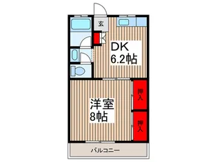 TKハイム【2階】の間取り