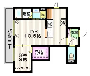 New Safole 蕨【3階】の間取り