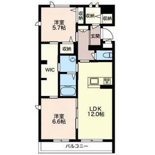 パティオ ローズ【2階】の間取り