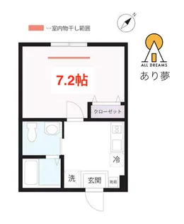 QUIET CRAB HOUSE mix天王町(仮)【2階】の間取り