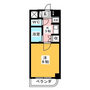 笠寺ハウス【3階】の間取り