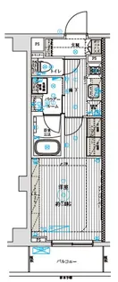 ARCOBALENO TAKENOTSUKA【2階】の間取り