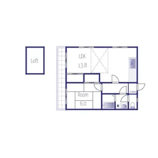 サザンクレスト【2階】の間取り