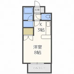 セゾンラメール【3階】の間取り