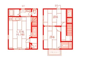 N参番館B棟の間取り