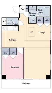 インナートリッププラザ神山町【2階】の間取り
