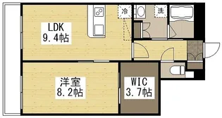 スカイヒルズ【3階】の間取り