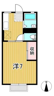 たなべハイツ A棟【2階】の間取り