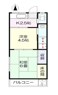 第2榎本荘【2階】の間取り