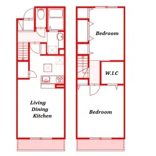 レジデンス永田【1階】の間取り