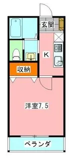 サイプレス【2階】の間取り