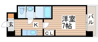 LaSante薬師堂【6階】の間取り