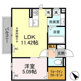 F-Grande十軒【2階】の間取り